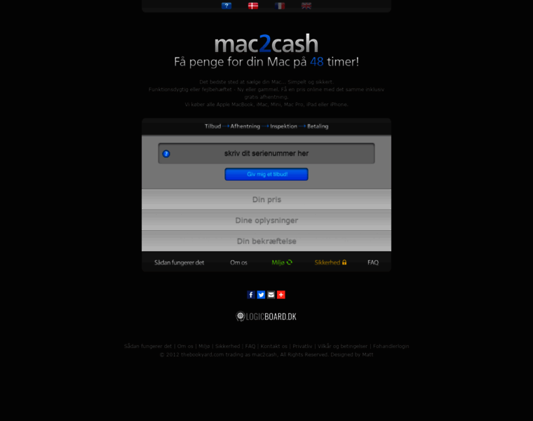 Mac2cash.dk thumbnail