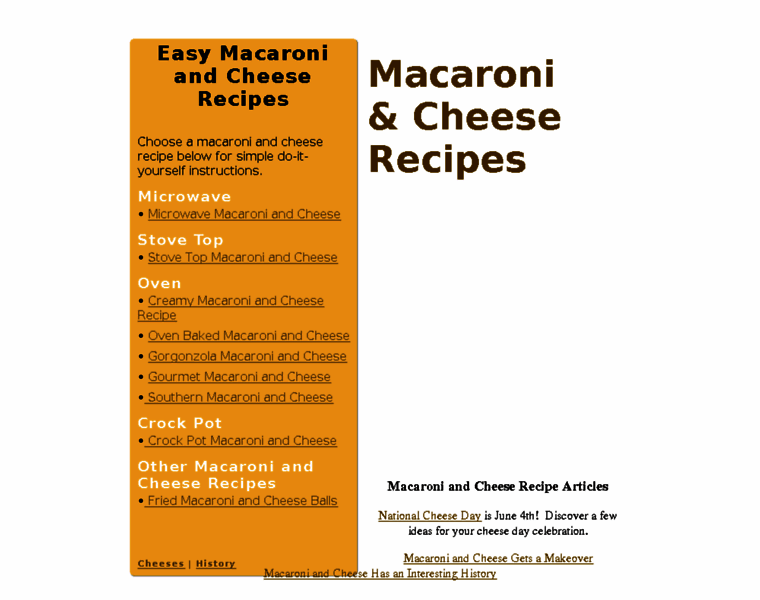 Macaronicheeserecipes.com thumbnail