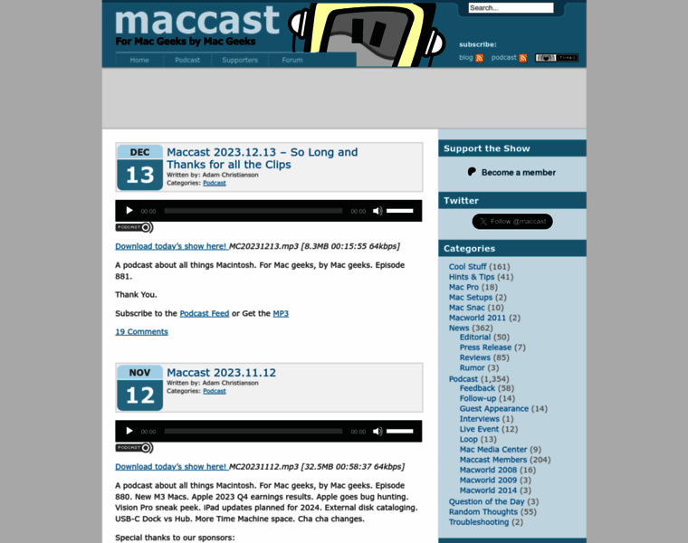 Maccast.com thumbnail