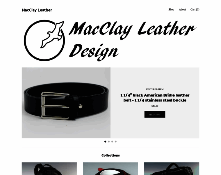 Macclayleather.com thumbnail