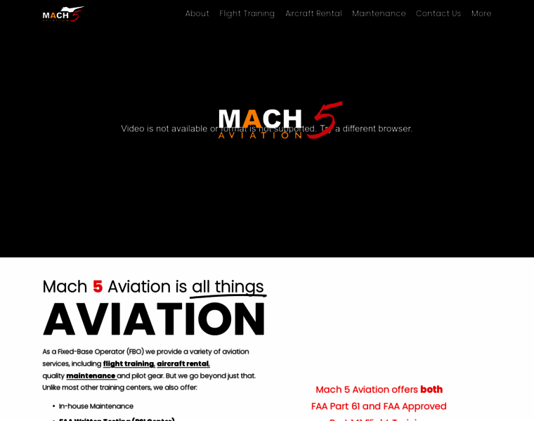 Mach5aviation.com thumbnail