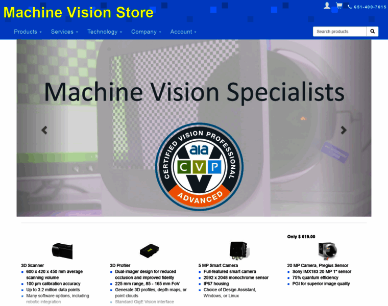 Machinevisionstore.com thumbnail
