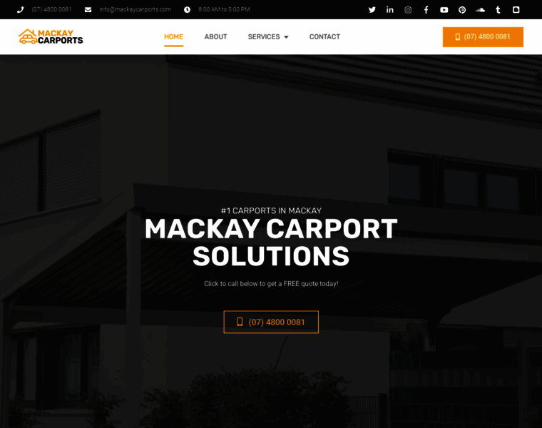 Mackaycarports.com thumbnail