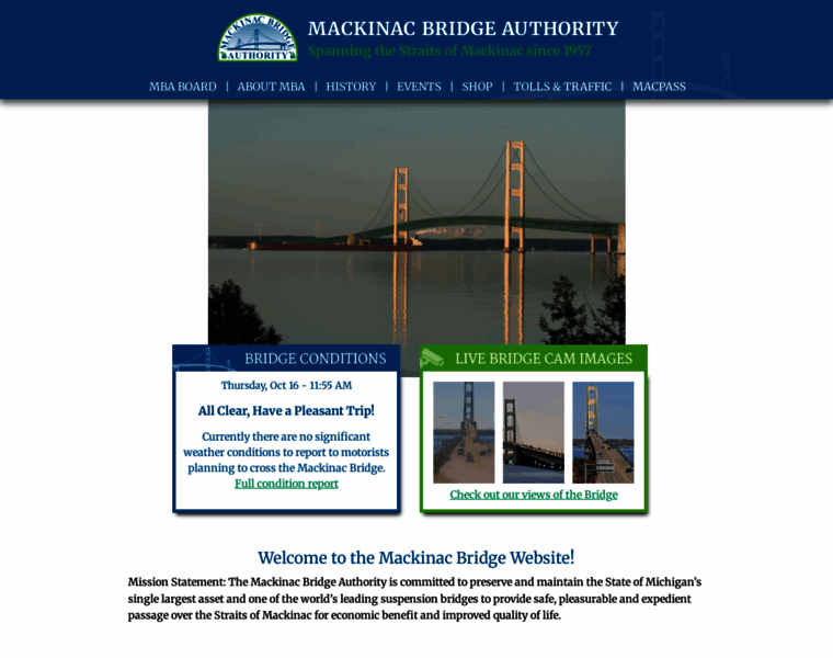 Mackinacbridge.org thumbnail Mackinacbridge.org thumbnail
