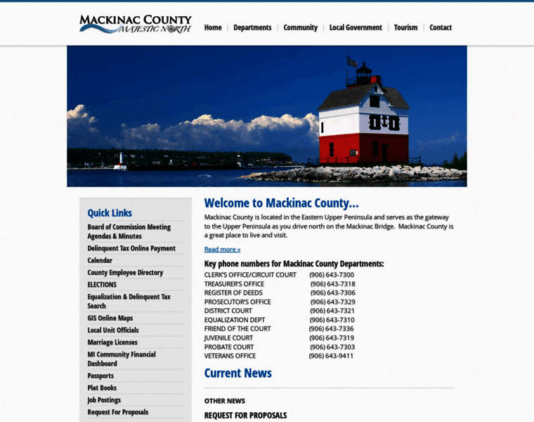 Mackinaccounty.net thumbnail