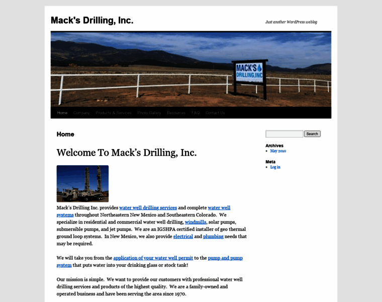 Macksdrilling.com thumbnail