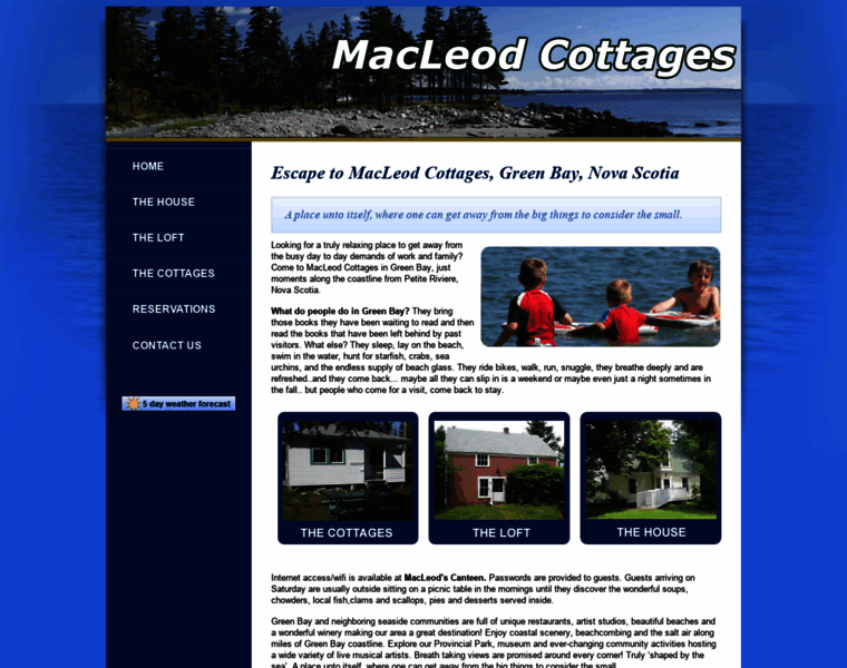 Macleodcottages.ca thumbnail