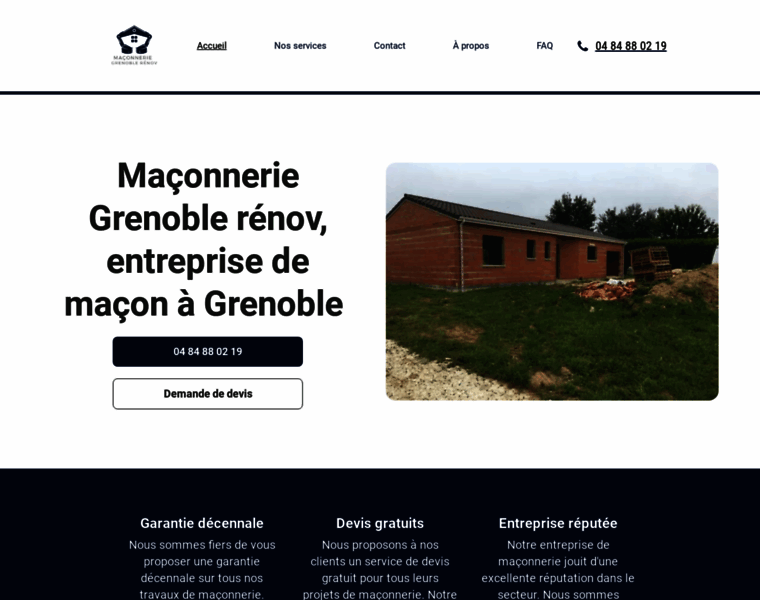 Maconnerie-grenoble.fr thumbnail