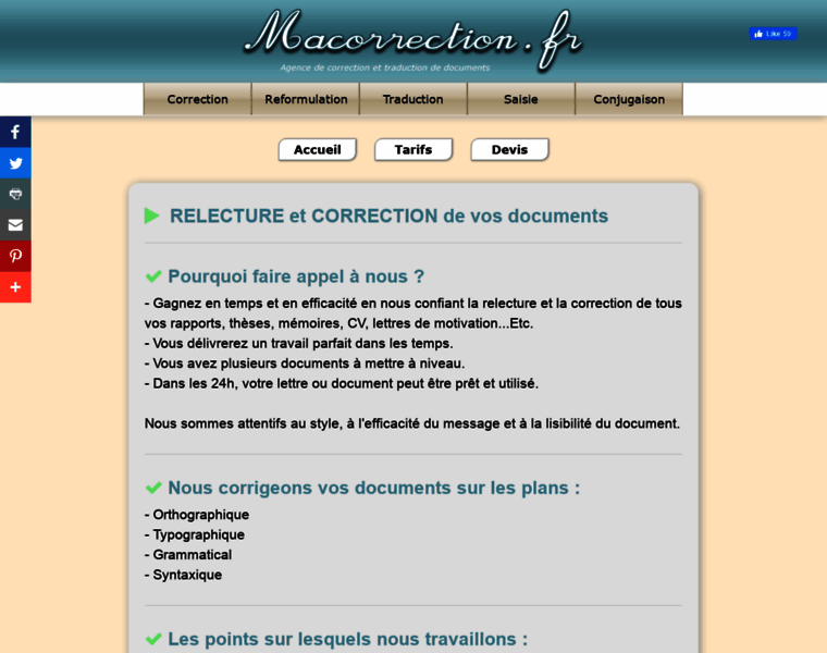 Macorrection.fr thumbnail