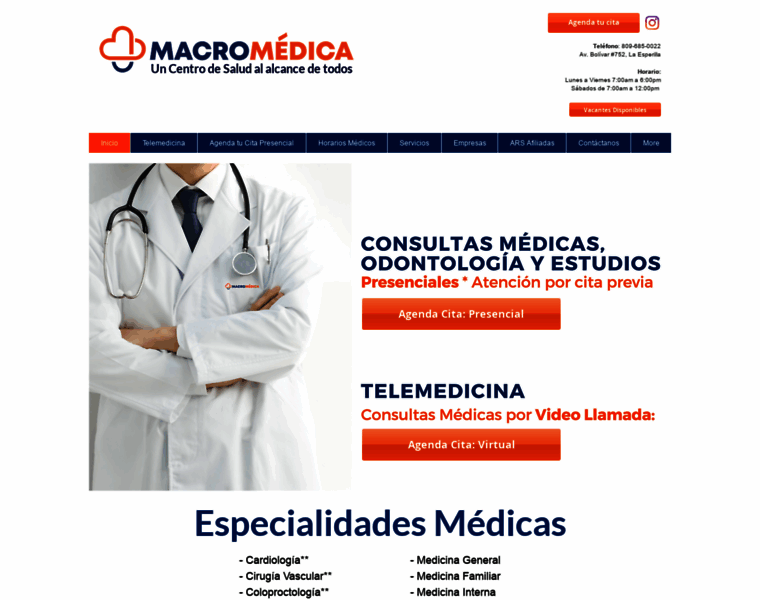 Macromedicadominicana.com thumbnail