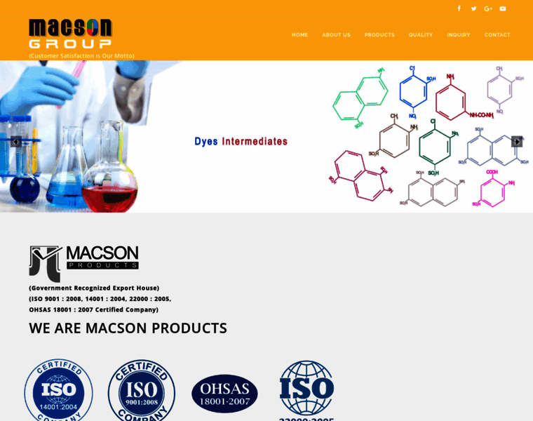 Macsonproducts.com thumbnail