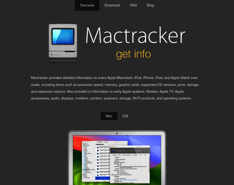 Mactracker.ca thumbnail