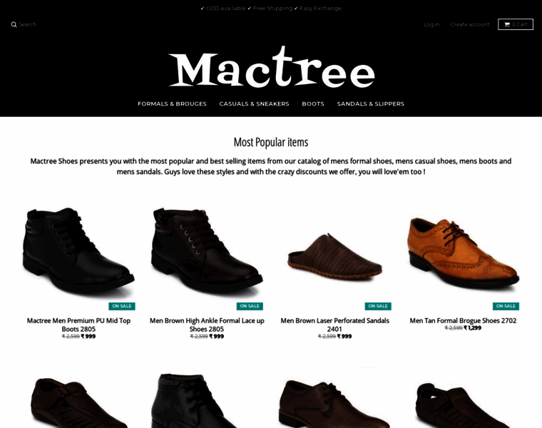 Mactreeshoes.com thumbnail