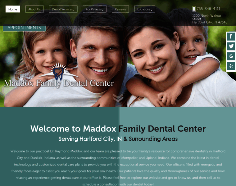 Maddoxfamilydentalcenter.com thumbnail