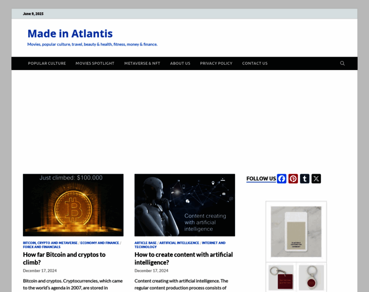 Madeinatlantis.com thumbnail Madeinatlantis.com thumbnail