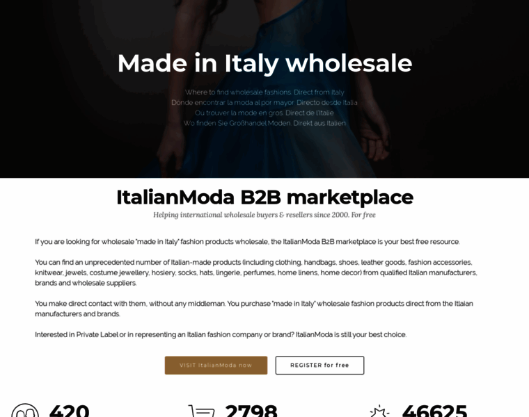 Madeinitalywholesale.com thumbnail