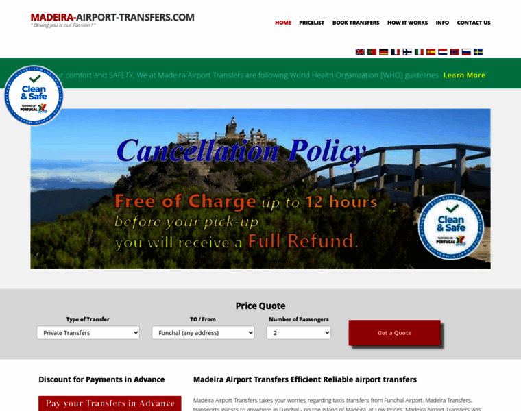 Madeira-airport-transfers.com thumbnail