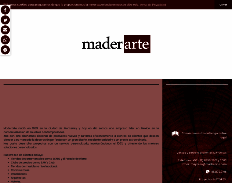 Maderarte.com thumbnail