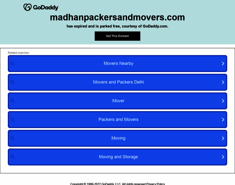 Madhanpackersandmovers.com thumbnail