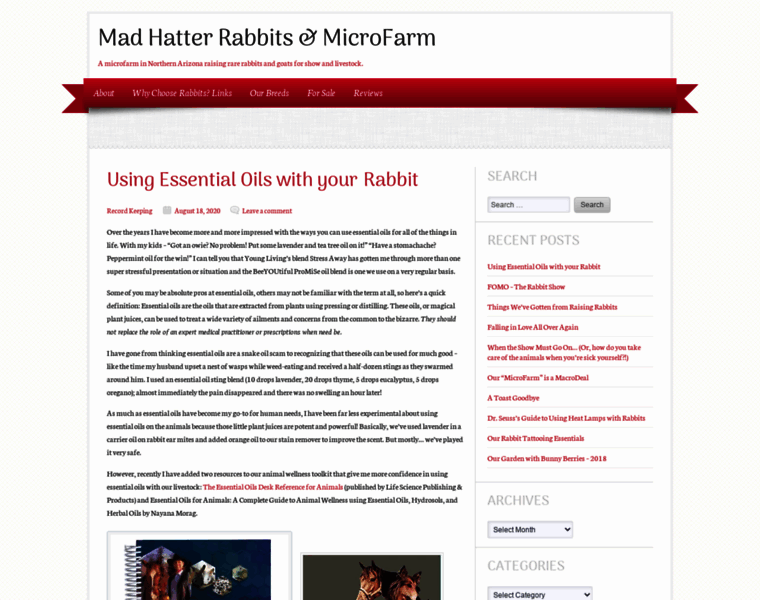 Madhatterrabbits.com thumbnail