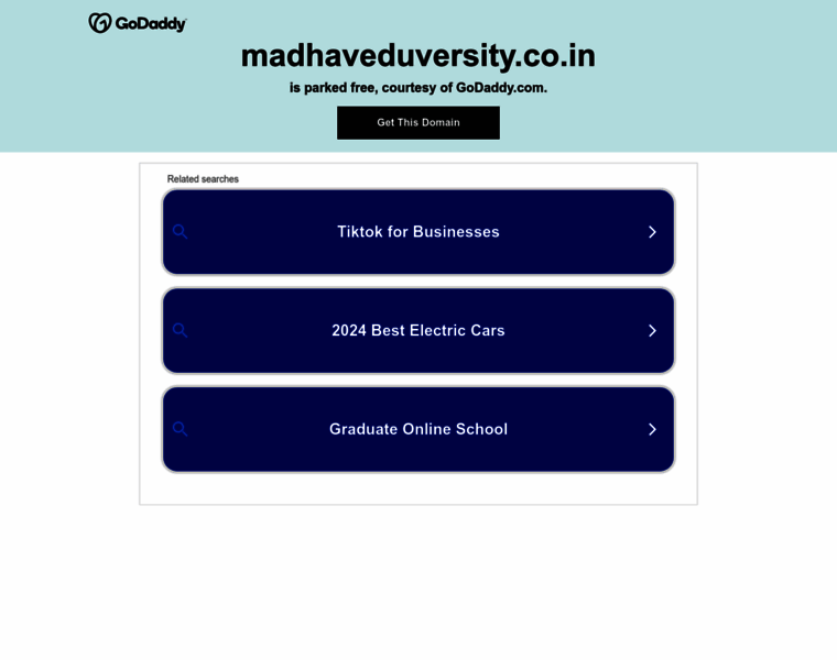 Madhaveduversity.co.in thumbnail