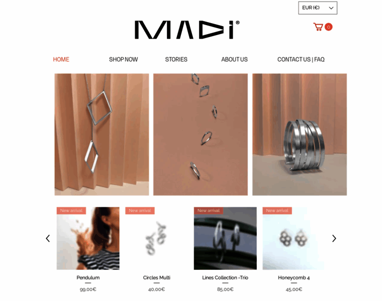 Madi-jewellery.com thumbnail