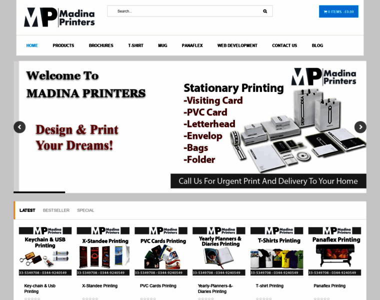 Madinaprinters.com thumbnail