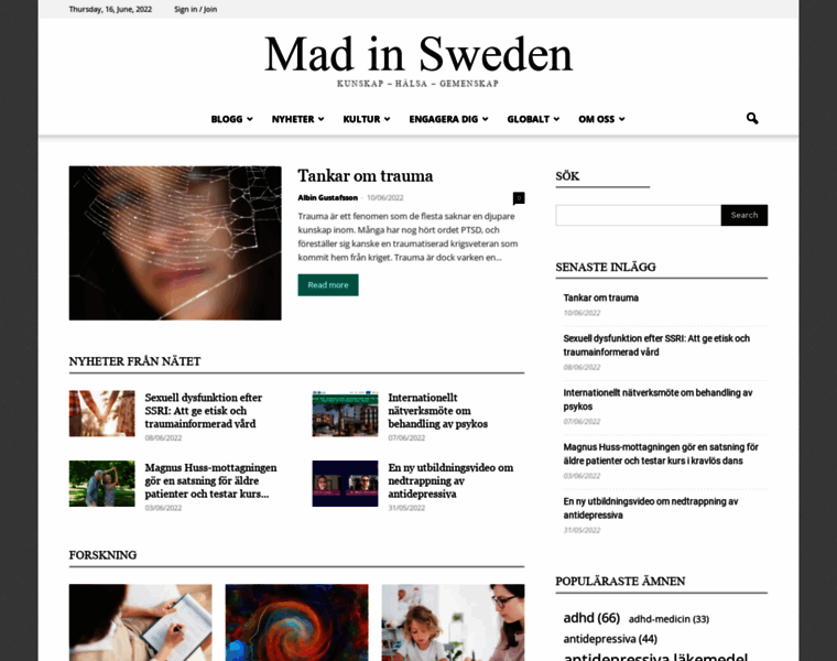 Madinsweden.org thumbnail