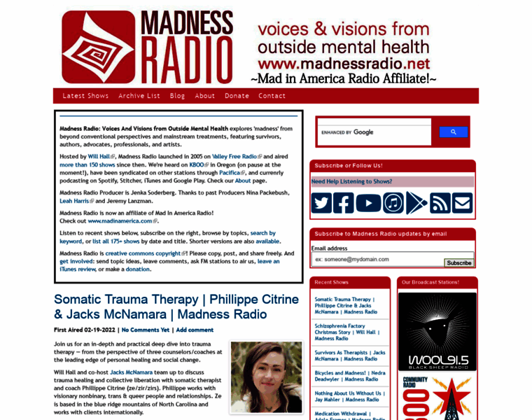 Madnessradio.net thumbnail