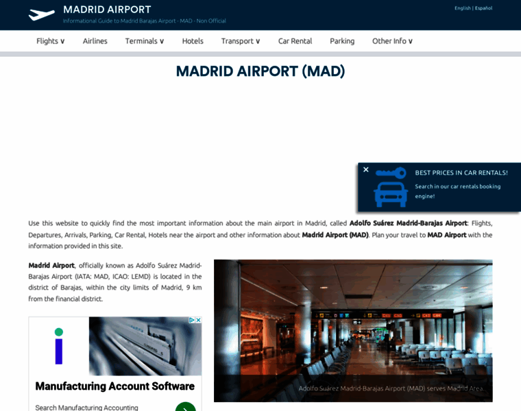 Madrid-airport.com thumbnail