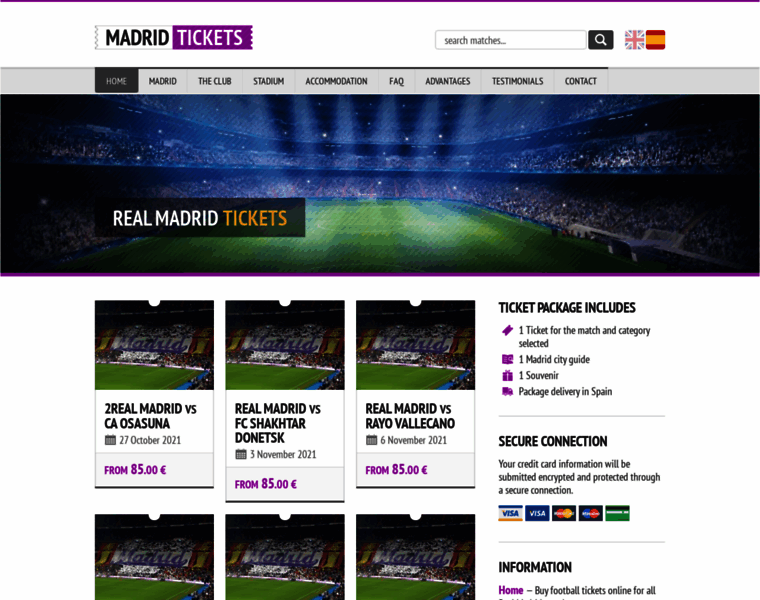 Madrid-tickets.net thumbnail