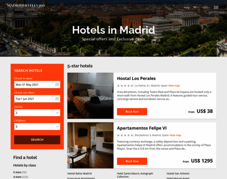Madridhotels360.com thumbnail