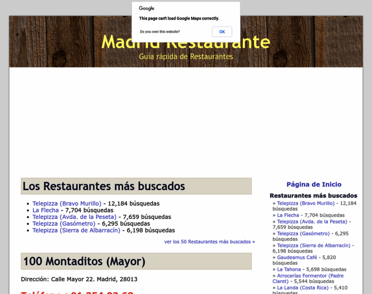Madridrestaurante.net thumbnail