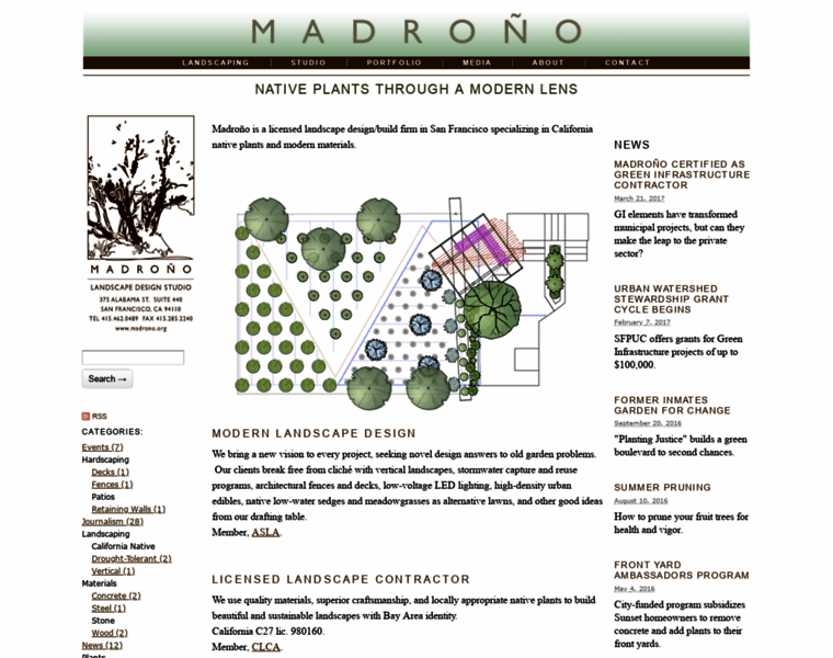 Madrono.org thumbnail