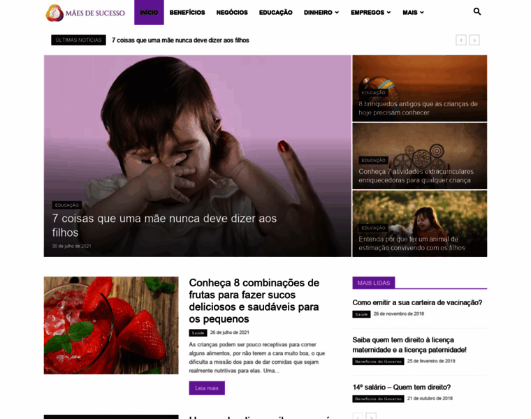 Maesdesucesso.com.br thumbnail