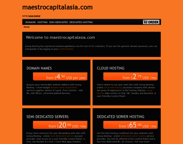 Maestrocapitalasia.com thumbnail