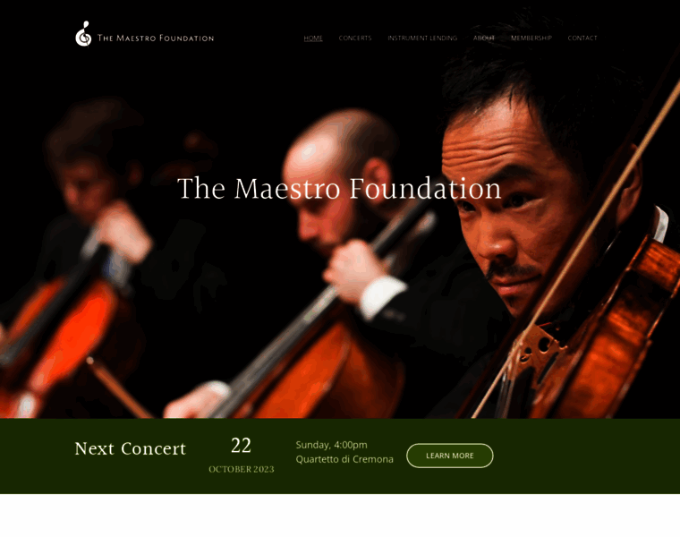 Maestrofoundation.org thumbnail