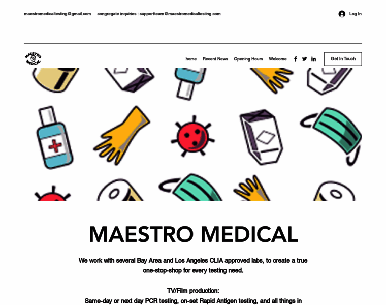 Maestromedicaltesting.com thumbnail
