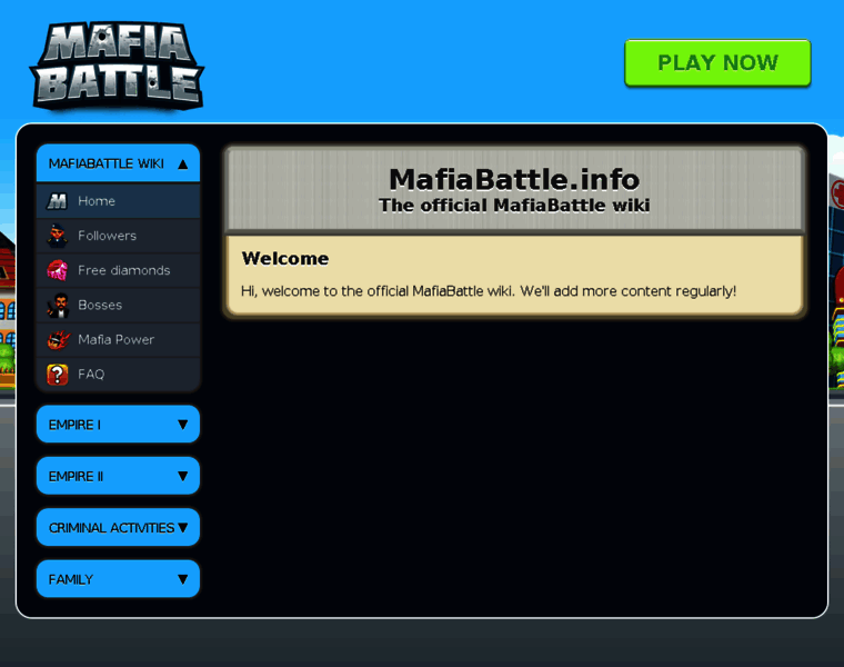 Mafiabattle.info thumbnail