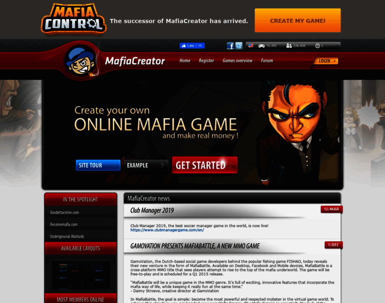 Mafiacreator.com thumbnail