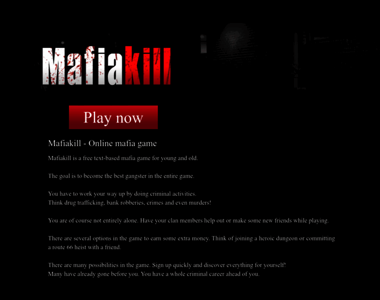 Mafiakill.com thumbnail