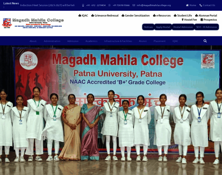 Magadhmahilacollege.org thumbnail