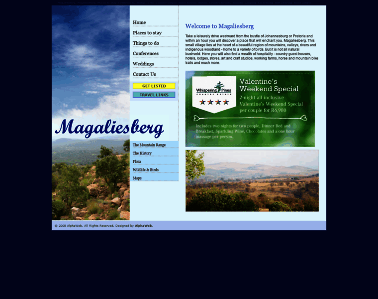 Magaliesberg.co.za thumbnail