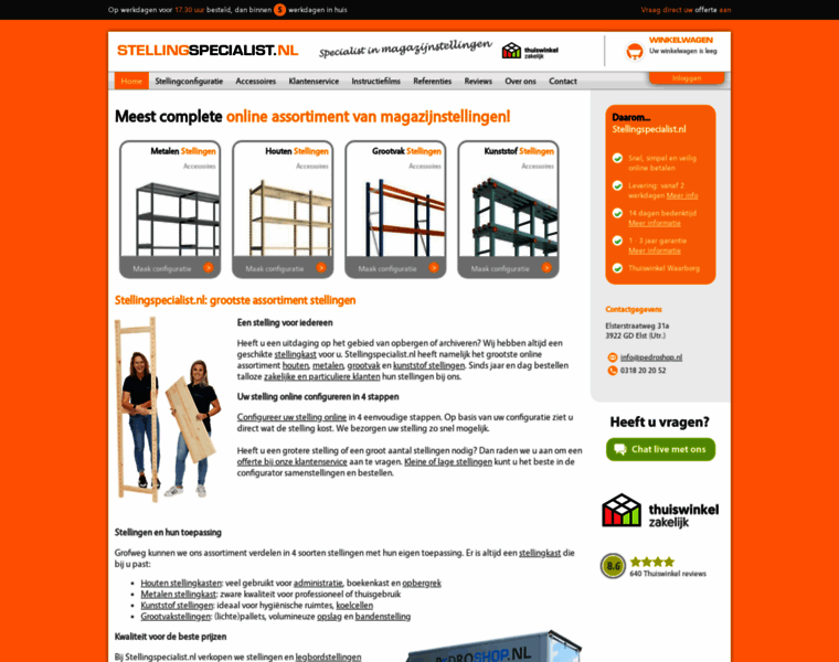 Magazijnstellingenxl.nl thumbnail