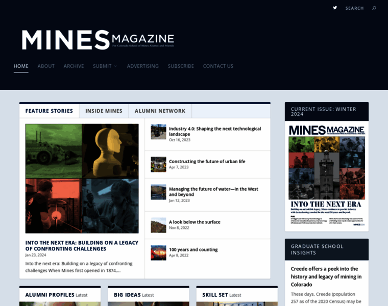 Magazine.mines.edu thumbnail