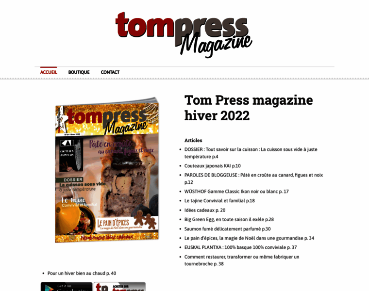 Magazine.tompress.com thumbnail