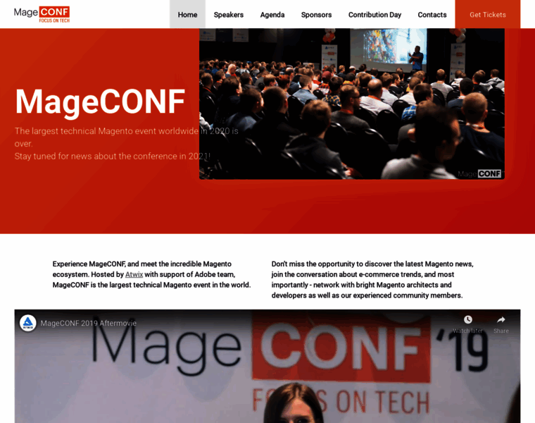 Mageconf.com thumbnail