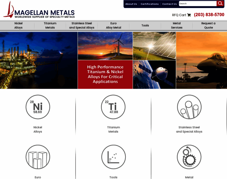 Magellanmetals.com thumbnail