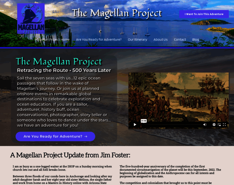 Magellanproject.org thumbnail
