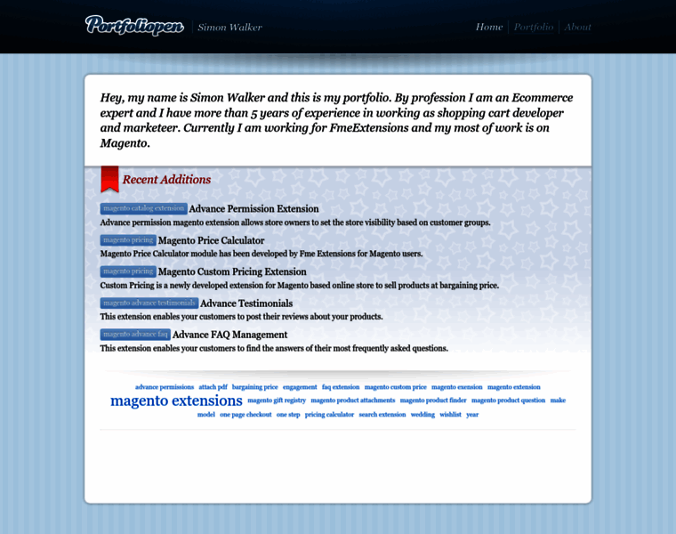 Magento.portfoliopen.com thumbnail